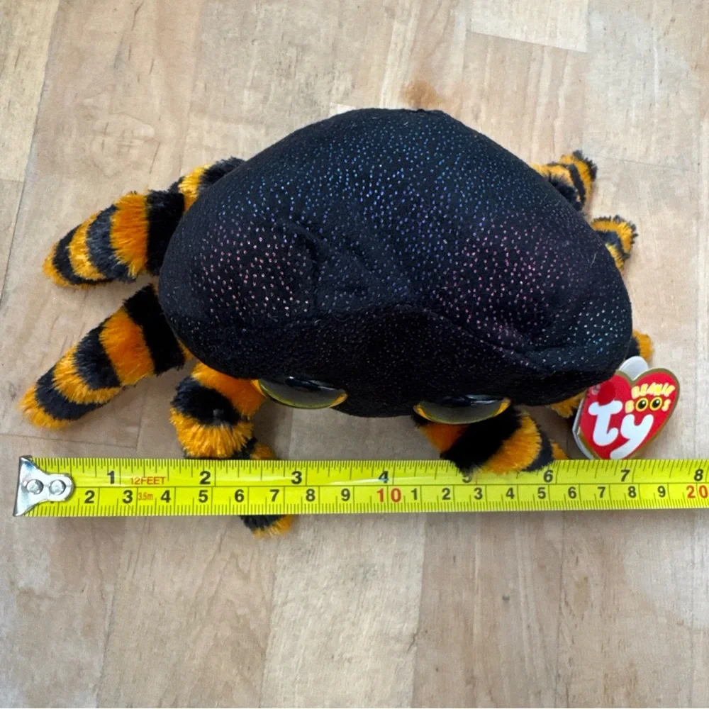 Ty‎ Beanie Boos COBB the Halloween Black & Orange Spider Approx 5 Inch New W/Tag
